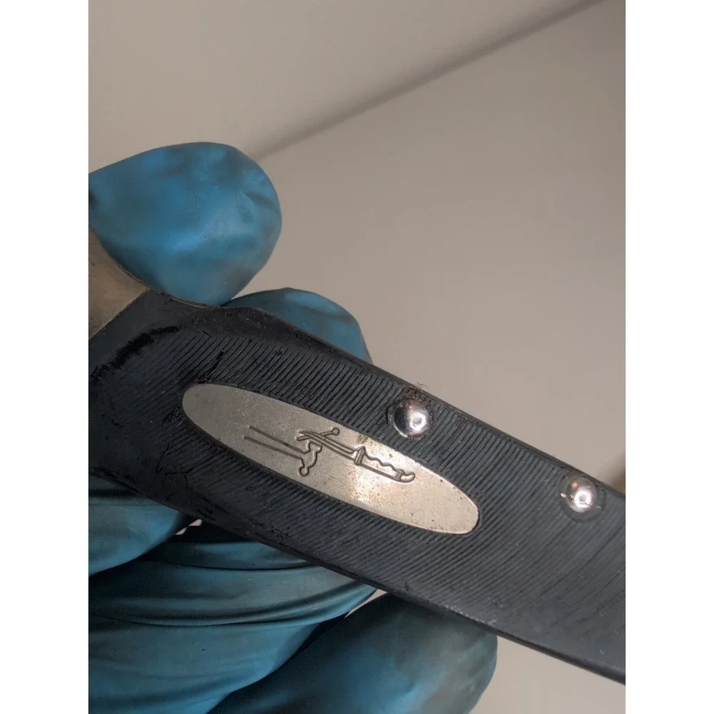 Buck 315 Yachtsman Black Plastic Pocketknife Stainless Sheepsfoot 2-Blade 1984